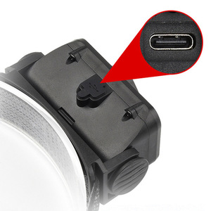 Led Headlamp Kxl Type C Rechargeable Adjustable Brightness Portable Outdoor Night Fishing Running - Product Image 1