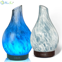 2026 tendance produit verre huile essentielle diffuseur ultrasons humidificateurs d'air pour la maison LED lumières diffuseur d'huile en gros