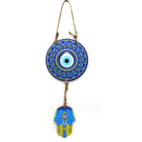 Main de Hamsa, bénédiction pour la maison 	   Décoration murale contre le mauvais œil