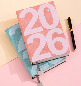 2026 A5 New Schedule Book High-Appearance Work Week Plan Notebook Thickened <b>Journal</b> Book for College Students Customizable Logo - Product Image 2
