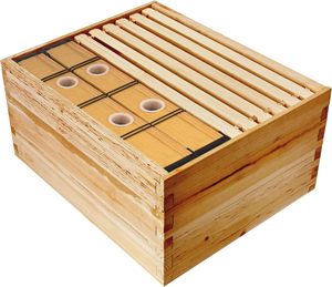 Plastic Bee Hive Feeder <b>Frame</b> 4L-2 Pack 19" X 2" X 9" <b>Deep</b> <b>Frame</b> Water Feeder Easy Use Bee Farm Equipment - Product Image 6