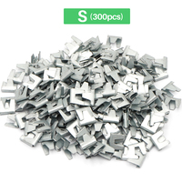 Clips de boucle d'assemblage de cage pour animaux Accessoires d'installation de cage à oiseaux Boucle en métal Clou de cage pour lapin