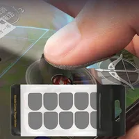Manchon antidérapant anti-transpiration pour doigt, autocollant de jeu mobile, gants de jeu à écran tactile intelligent, accessoires de doigtiers respirants