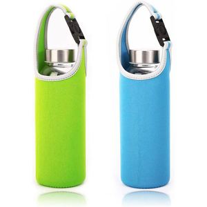 Portable Outdoor Water Cup <b>Protector</b> Insulation Cup Sleeves Insulated Bottle Sleeve Neoprene Water Bottle Bag With Buckle Handle - Product Image 3