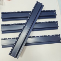 Support magnétique coloré en bois massif pour Mahjong, 20 pouces, avec barre de poussée, plateau à double rail rainuré et support à bord ondulé pour tuiles de Mahjong