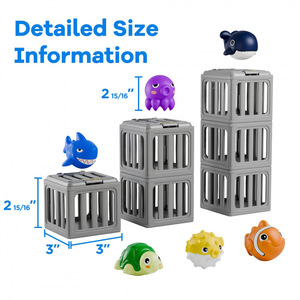 Jouets de plongée transfrontaliers pour enfants, jouets de piscine pour enfants, jouets de sauvetage aquatique pour enfants, jouets de sauvetage mignons en forme d'animaux marins - Product Image 6