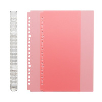 Anneau de reliure DIY A5 à 20 trous, boucle pour feuilles mobiles, en plastique souple, amovible, pour classeur promotionnel, bande d'ouverture, cercle de reliure