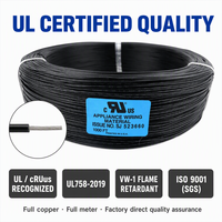 Kabel UL1007 Stranded Hook Wire 22-28AWG Tembaga Berlapis Timah PVC Kabel Elektronik 300V RoHS untuk 10 Warna Harga Grosir Pabrik