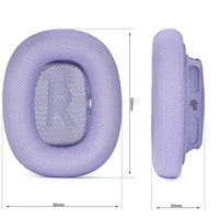Coussinets d'oreille en gel de silicone en tissu maillé Defean, remplacement pour écouteurs, couvre-écouteurs, coussinets pour casque audio, pour Airpods Max