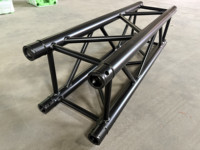 Structure de montage légère en aluminium noir pour éclairage de DJ, discothèque et bar