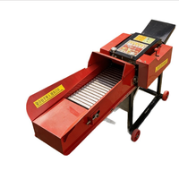 Nouvelle machine à hacher le fourrage électrique robuste pour la bagasse de canne à sucre, les tiges de maïs, l'alimentation animale 220V/380V Haute productivité 3 tonnes/h