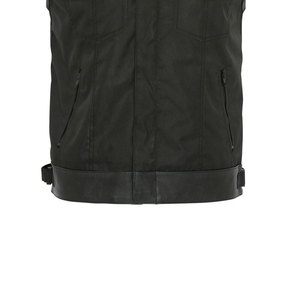 High Quality Adjustable Pockets Stylish Genuine Leather <b>Vest</b> Motorcycle Biker Leather <b>Vest</b> Riding Waistcoat Leather <b>Vest</b> For Men - Product Image 5