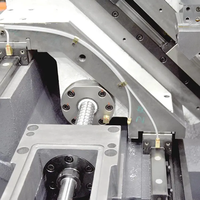 Tour CNC à banc incliné DMTG CLS-20, diamètre de rotation maximal au-dessus du banc 500 mm, alésage du brocheur 62/87
