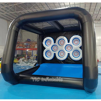 Ensemble de jeux gonflables interactifs avec IPS pour la location d'événements de carnaval, logo personnalisé