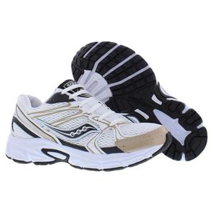 Saucony Ride Millennium Unisex Running <b>Shoes</b> <b>White</b> Gold <b>Black</b> Mesh Breathable Cushioned <b>Sole</b> Athletic Wear - Product Image 4