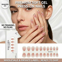 Fournisseur professionnel d'ongles en gel souple à presser – Extensions d'ongles en gel semi-durci de qualité boutique haut de gamme