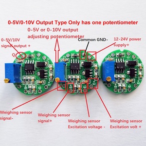 Nuovo Modulo Amplificatore per Cella di Carico con Trasmettitore di Segnale 12-24V <span class=keywords><strong>PWR</strong></span> 4-20mA 0-5V 0-10V per Sensori di Pressione e Pesatura - Product Image 6
