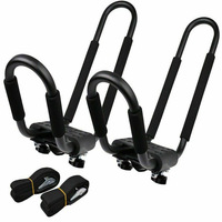 Kayak Accessoires Double Toit Barre Transversale Kayak Transporteur Bateau Ski Surf Snowboard Toit Montage Voiture Cross J-Bar Rack