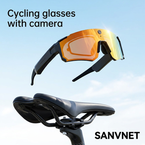 Lunettes de sport intelligentes SNT SOLIS avec caméra 8MP, enregistrement vidéo, lecteur de musique, contrôle par application, lunettes intelligentes IA 2026 - Product Image 3