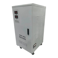 Stabilisateur de tension SVC monophasé 20 KVA en cuivre avec écran LCD, haute efficacité 0,98, 50/60 Hz, basé sur un transformateur de courant alternatif pour une stabilité accrue