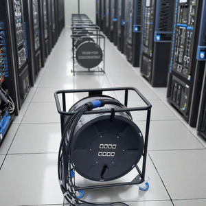 Chuyên nghiệp 8-kênh cat6A lá chắn RJ45 <span class=keywords><strong>Ethernet</strong></span> Mạng cáp 1m đồng trần SFTP nối cáp LAN Cáp cho dữ liệu - Product Image 1