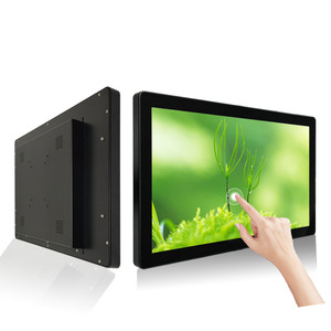 Moniteur 18.5 "personnalisé en usine avec double ports Ethernet Redondance réseau Transfert de données fiable Moniteur de communication transparente - Product Image 1