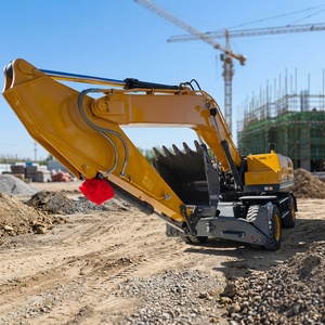 Meilleur prix XE210WGA Excavatrice sur roues de 21 tonnes, machine hydraulique haute performance pour travaux routiers et terrassement - Product Image 1