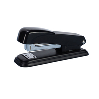Agrafeuse de bureau en métal avec logo personnalisé, pour relier le papier, fournitures de bureau, petite, moyenne, grande taille