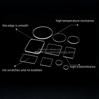 Fournisseur Vérifié Plaque de Quartz en Silice Fondue JGS1 JGS2 Qualité Optique Transparente aux UV Feuille Claire Fabricant OEM ODM