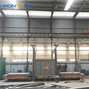 Wondery Chine Fabrication Double <span class=keywords><strong>Chariot</strong></span> Électrique Deux Portes Four De Traitement Thermique De Voiture Fond Bogie Heath Four - Product Image 2