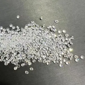 Melee Lab Grown Diamond 0.8-3.3mm Prix de gros HPHT CVD D VS1 FG VS SI Pierres précieuses pour la fabrication de bijoux