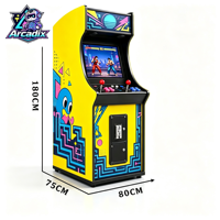 Machine de jeu d'arcade rétro à monnayeur, borne d'arcade classique verticale, machine de jeu vidéo 2 joueurs pour intérieur