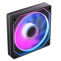 Ventilateur de refroidissement pour boîtier d'ordinateur XINMAI Gaming PC RGB Infinity Mirror Fan PWM ARGB 120mm DIY, silencieux, pour châssis de PC de jeu OEM