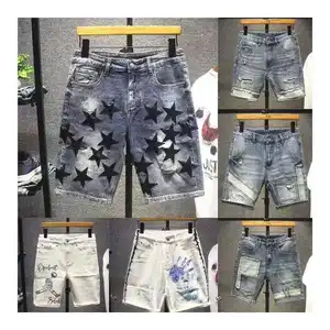 Y2K Light Blue Jean Vintage Carpenter Denim Shorts for Men Size 28 - 36 Custom Work Jeans Shorts