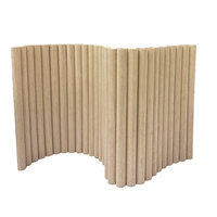 Fabrication en usine 3d Wave Board Mdf Revêtement mural Flexible Mdf Panneaux muraux