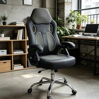 Chaise de jeu réglable en hauteur, chaise ergonomique à dossier haut avec repose-pieds, mobilier confortable pour les joueurs