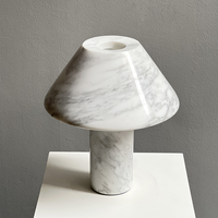 Luxe moderne marbre Base verre tactile contrôle bureau lampe de Table AC alimenté LED pour chambre chevet salon décor