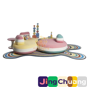 จิงชวง โรชเบิร์ก เฟอร์นิเจอร์ดีไซน์เนอร์รูปทรงพิเศษ สีมาการอง สไตล์ลูกกวาด สำหรับห้างสรรพสินค้า - Product Image 4