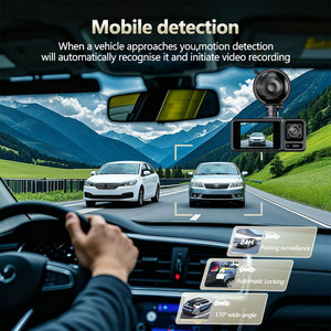 Caméra embarquée 4K Ultra HD Wifi, grand angle 170 degrés, vision nocturne, double objectif pour enregistrement automobile - Product Image 4