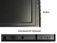 Nouvel écran tactile résistif large format 19 pouces TFT USB DC 12V alimenté par l'usine pour la série professionnelle