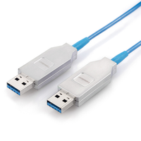 USB3.0 100 metros Cable de extensión externo Monitoreo de fibra óptica Computadora Detección de movimiento Interacción Cables de comunicación