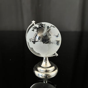 Globo de Cristal con Base Dorada, <span class=keywords><strong>Bola</strong></span> de Cristal con Forma de Tierra - Product Image 5