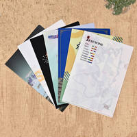 Pochette de classement personnalisée en forme de L pour documents A4, en plastique PP transparent