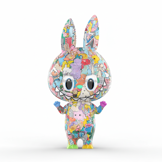 POP MART MEGA LABUBU 400% Tenth Anniversary, 13.78 inches Height, Toys for Modern Home Decor, Collectible Toy