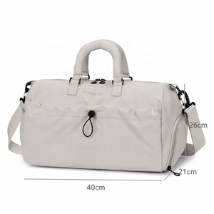 Embroidery Logo Premium Weekend <strong>Holdall</strong> Women's Travel Bag Athleisure Crossbody Mommy Gym Duffel Bag With Shoe Compartment - Product Image 3