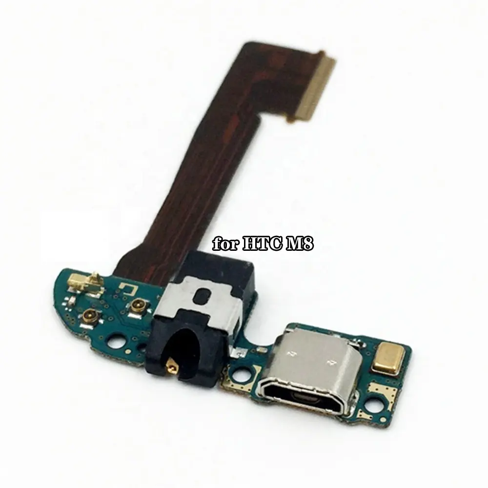 Yeni USB mikro Dock şarj şarj portu konektörü mikrofon kurulu Flex kablo HTC One M8