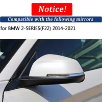 Kit de rétroviseurs latéraux pliables pour BMW Série 2 F22 2014-2021, moteur de rétroviseur pliable, rétroviseur électrique pliable