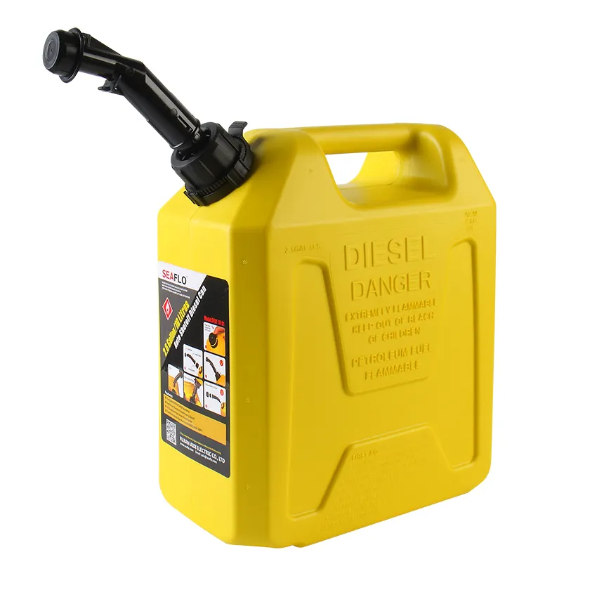 Factory wholesale portable petrol diesel can plastic 5 gallon gasoline can container fuel tank