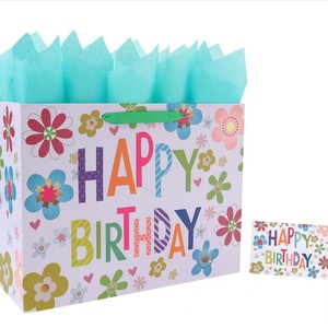 Bolsas de regalo al por mayor para cumpleaños, bolsas de papel con logo personalizado, bolsas de regalo de lujo para minoristas, empaques de regalo para pequeños negocios, bolsas más vendidas - Product Image 4