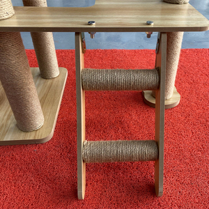 <span class=keywords><strong>Gimnasio</strong></span> de escalada para <span class=keywords><strong>gatos</strong></span> con cuerda de sisal, almohadillas para rascar, plataforma de observación, perchas y juguetes de hierba gatera, descuento a granel - Product Image 6